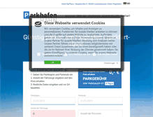 Tablet Screenshot of parkhafen-hahn.de